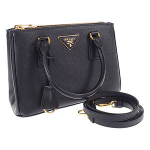 Prada Galleria Small Handbag Shoulder Bag Black